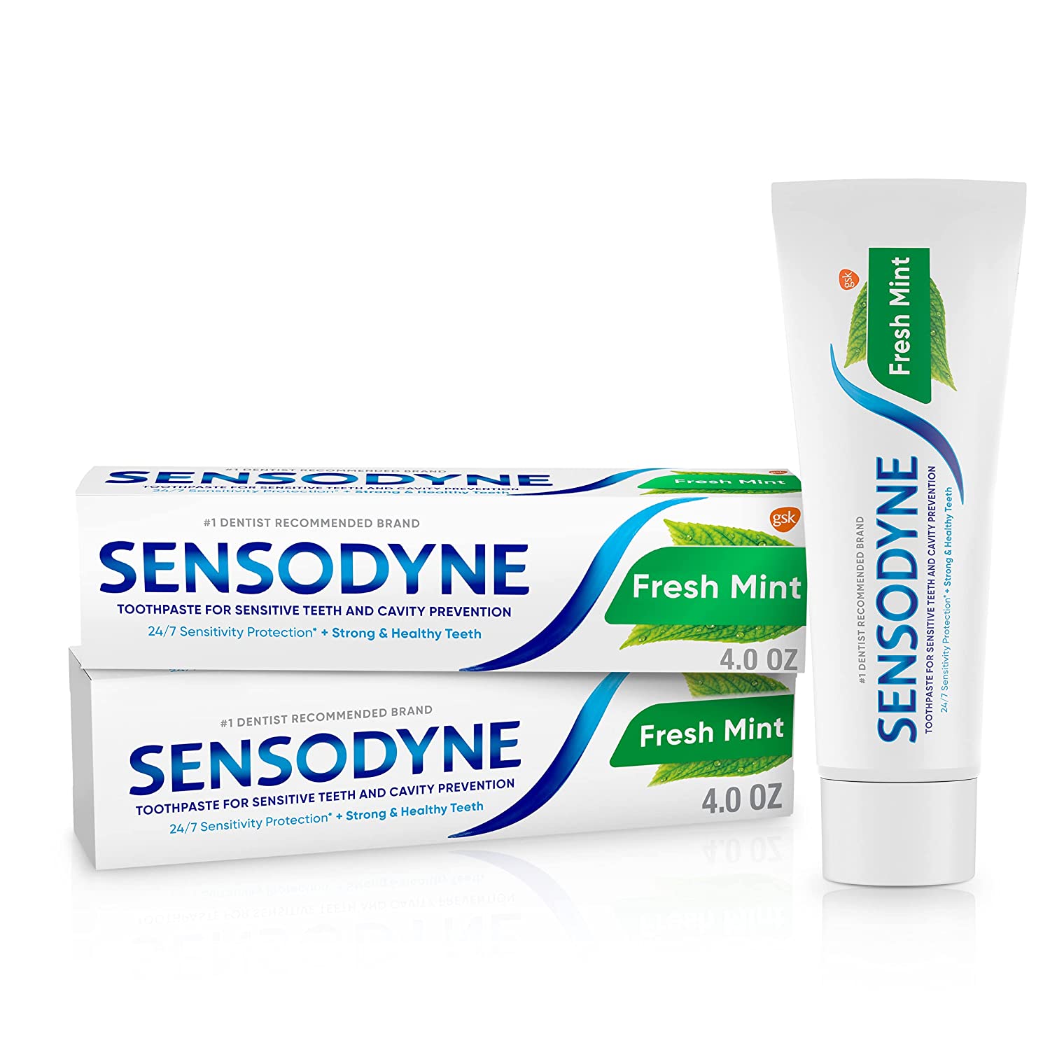 Sensodyne Sensitivity Toothpaste For Sensitive Teeth In Mint (2-Pack)