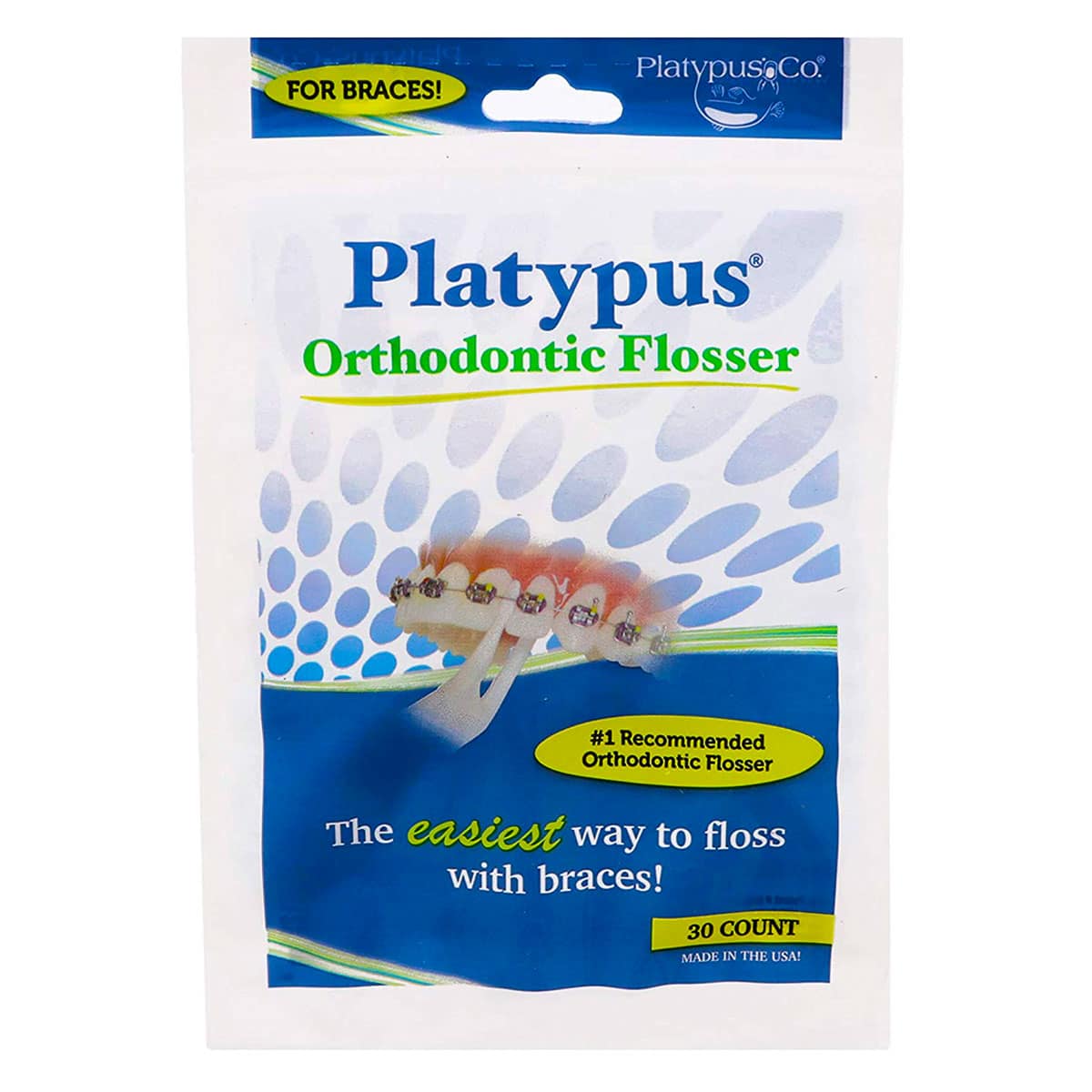 Platypus Ortho Flosser For Braces (Pack Of 30)